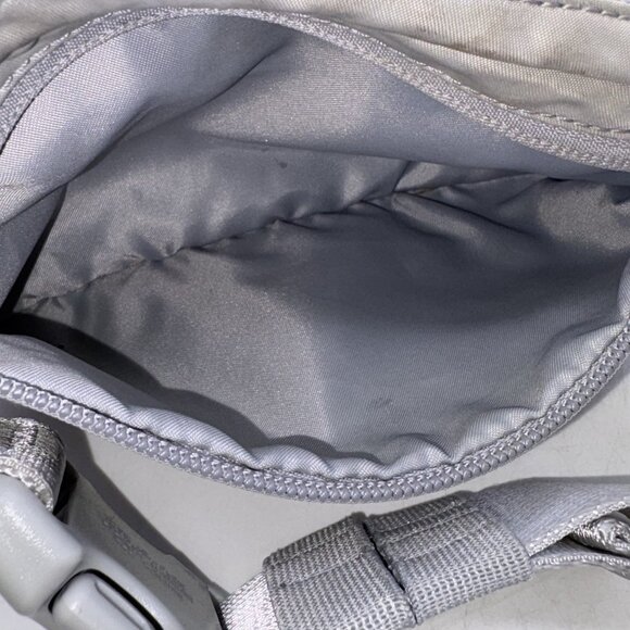 Lululemon Belt Bag Fanny Pack Crossbody Gray Logo On Strap - Picture 10 of 11